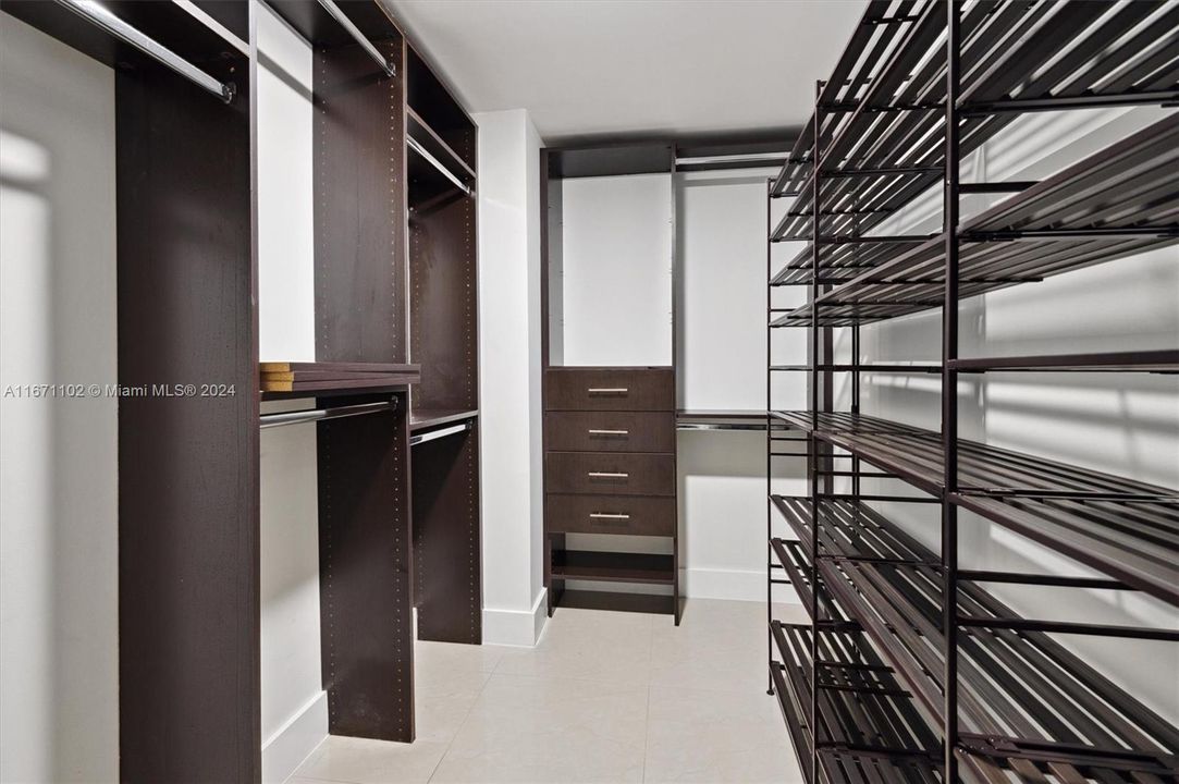 Huge Primary Walk In Closet