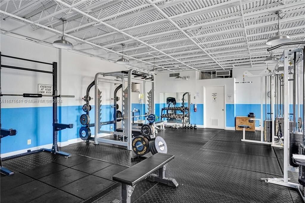 Entire 2nd floor gym