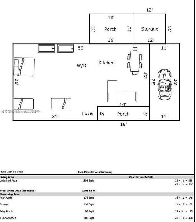 На продажу: $1,175,000 (3 спален, 2 ванн, 1305 Квадратных фут)