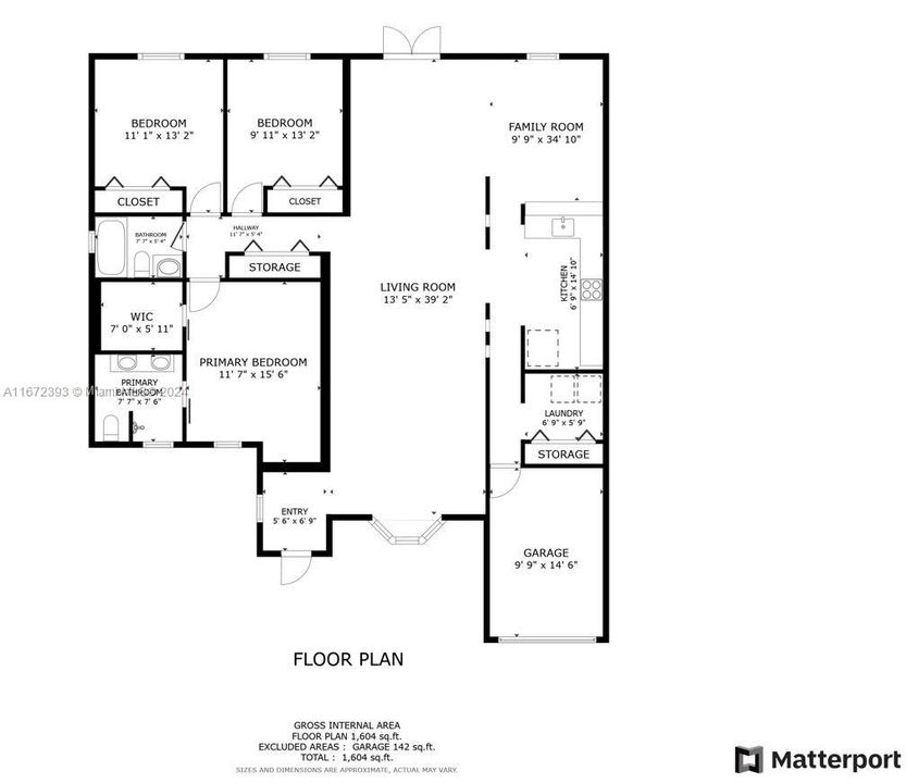 Active With Contract: $622,000 (3 beds, 2 baths, 1574 Square Feet)