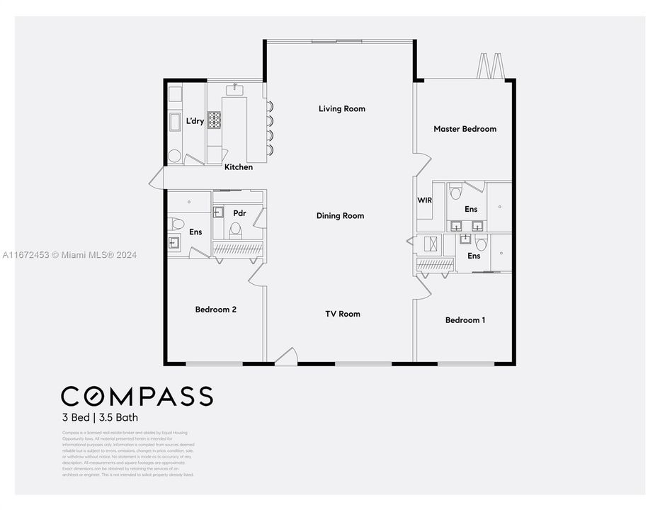 En Renta: $7,000 (3 camas, 3 baños, 1710 Pies cuadrados)