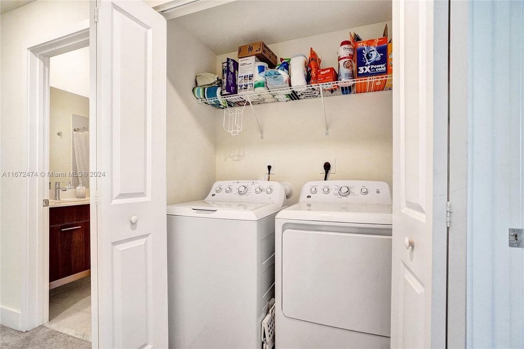 Second floor laundry