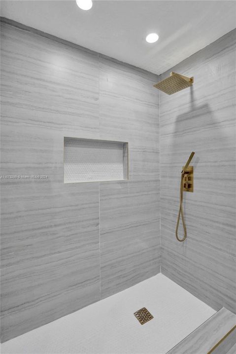 New custom shower