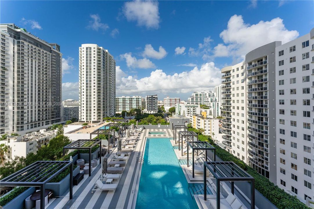 Sunset Pool and City Views