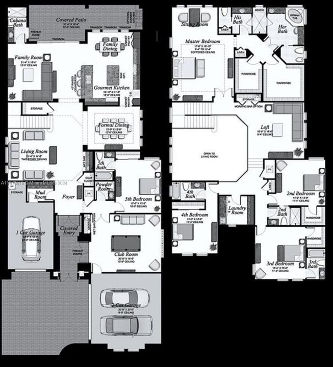 Sanibel Contemporary Floor Plan