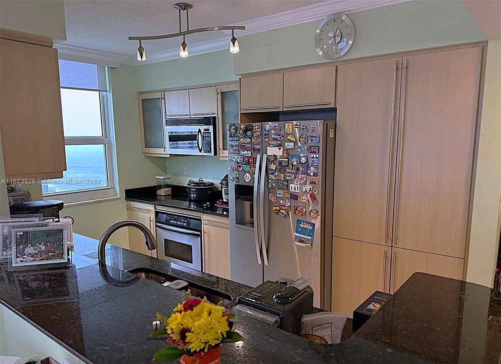 Kitchen with a window!