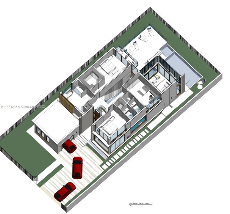 2nd Floor 3D view