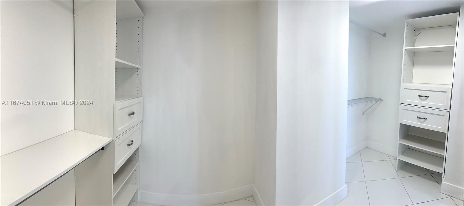 Master bedroom closet