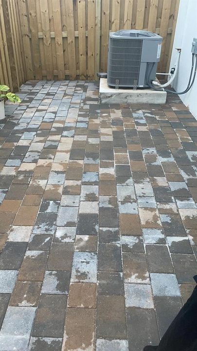 paved patio