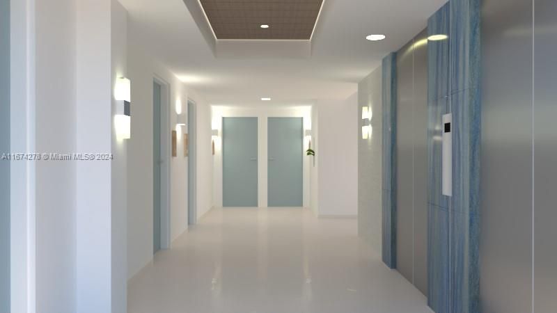 rendering of hallways