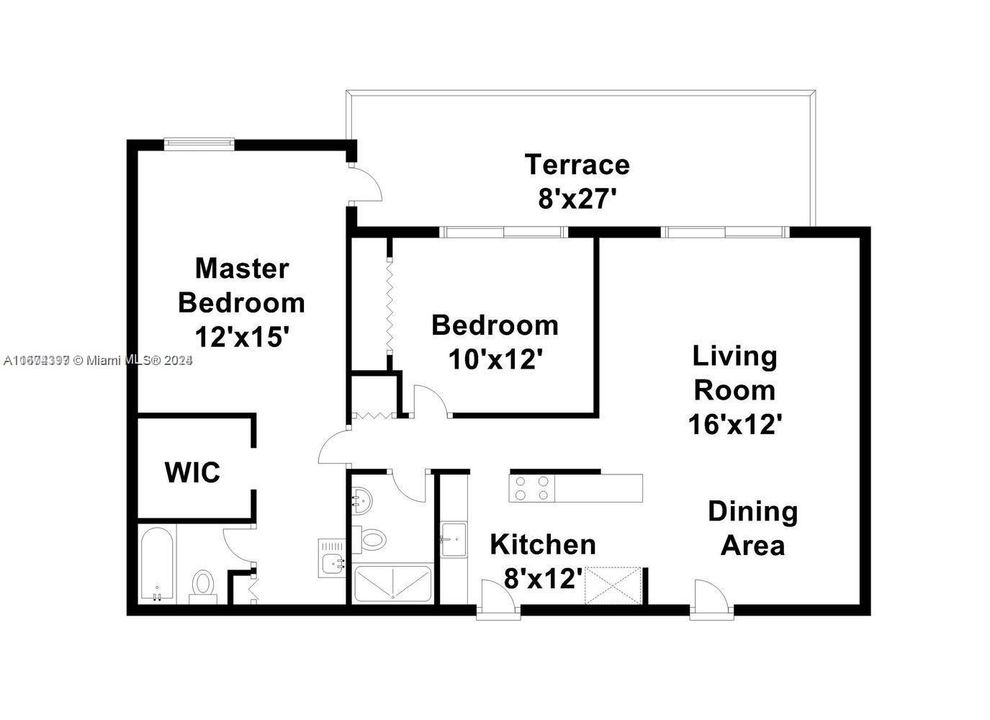 For Sale: $380,000 (2 beds, 2 baths, 1033 Square Feet)