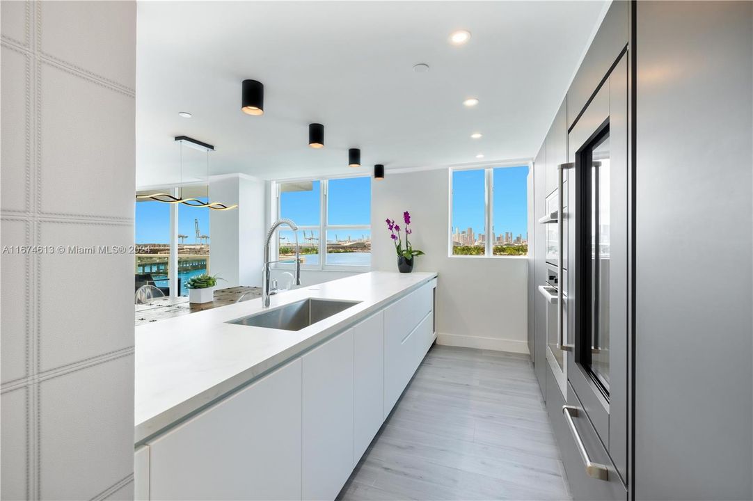 Open Kitchen with Italian Cabinetry