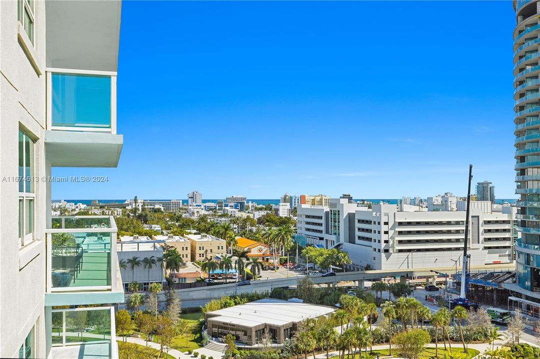 Views of the ocean and Canopy Park