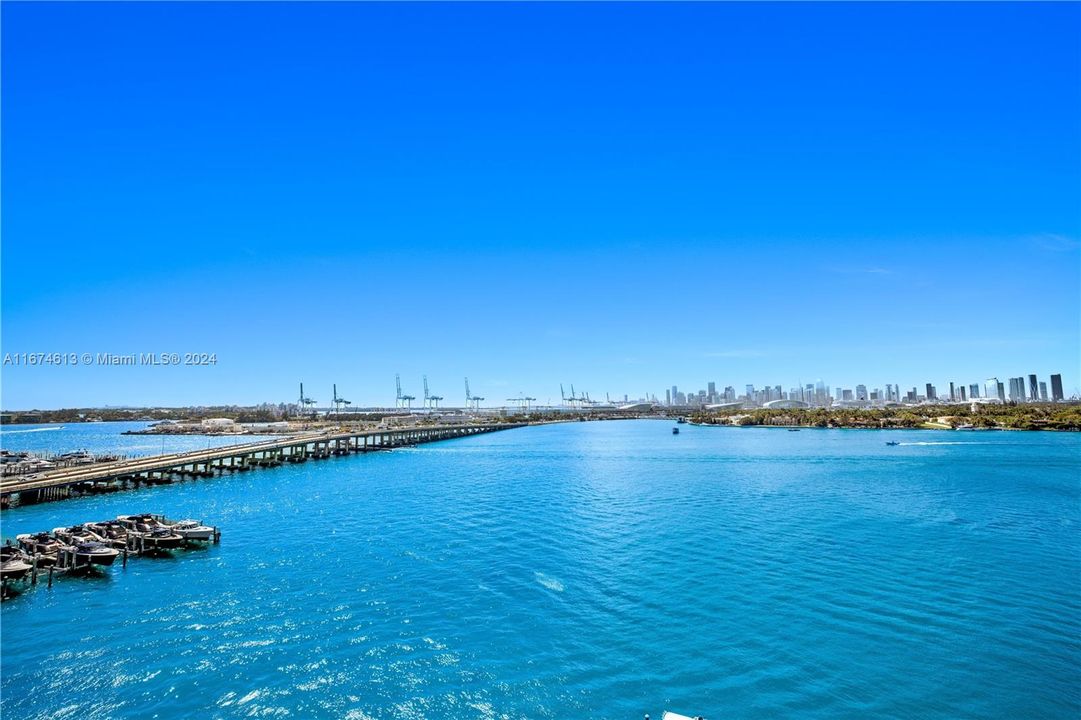 Incredible Views of the Bay, Cruise Ship Alley & Downtown Miami