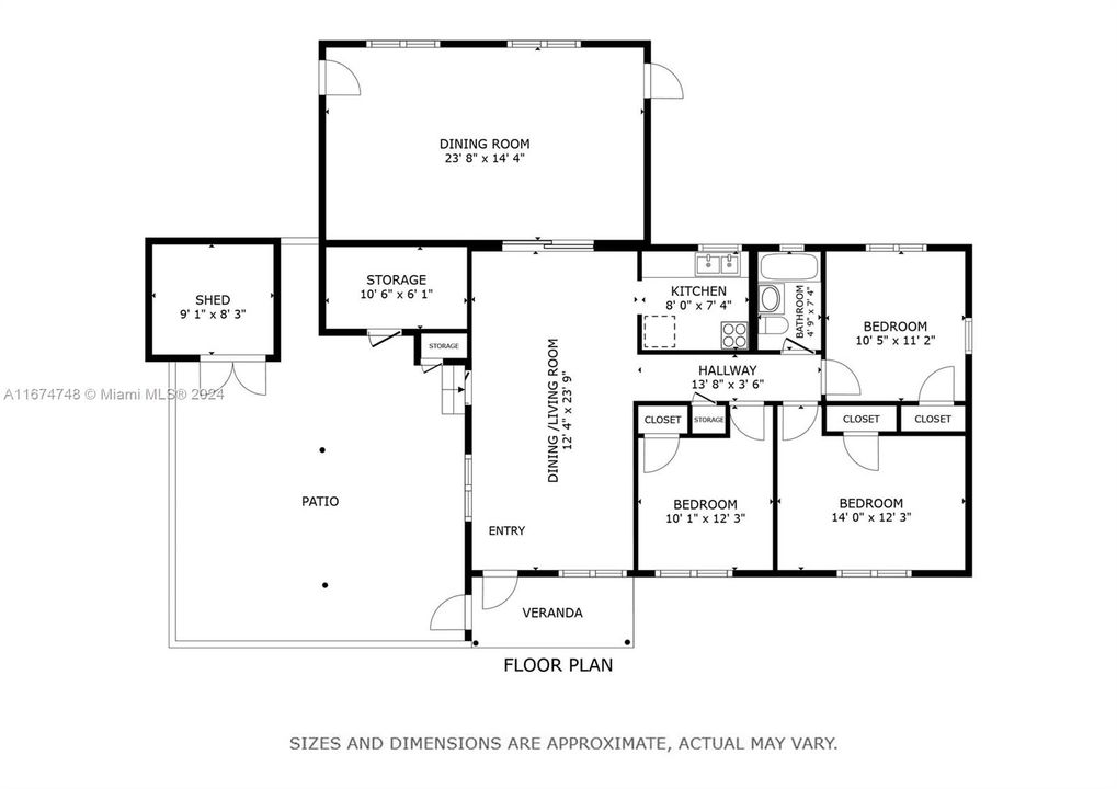 En Venta: $499,900 (3 camas, 1 baños, 1325 Pies cuadrados)