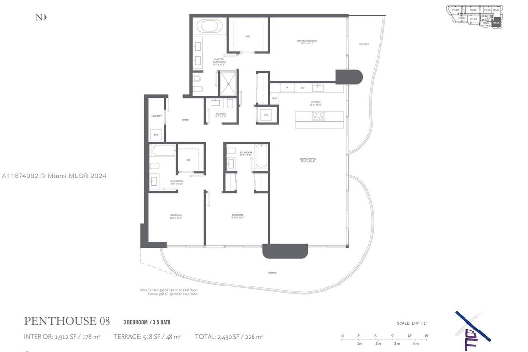 Developer's Floor Plan PH5308