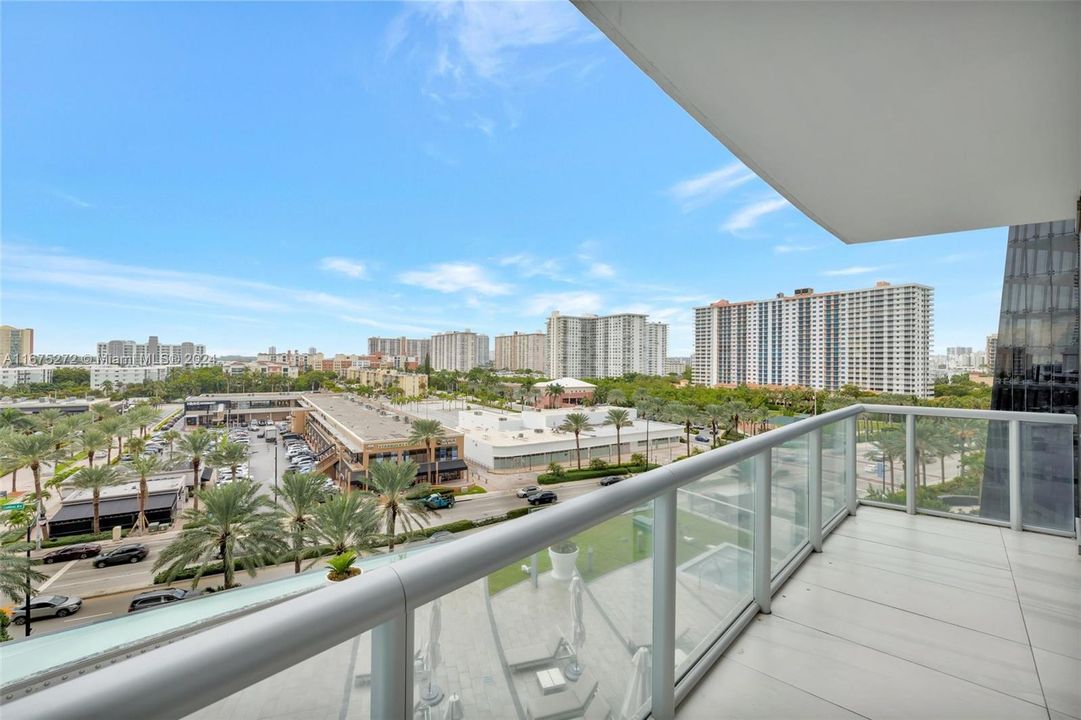 Balcony with City View from Main Bedroom