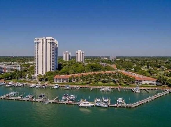 view of Quayside with its vast Marina located on Biscayne Bay