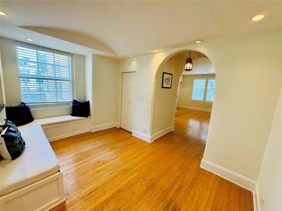 Open and bright dining area