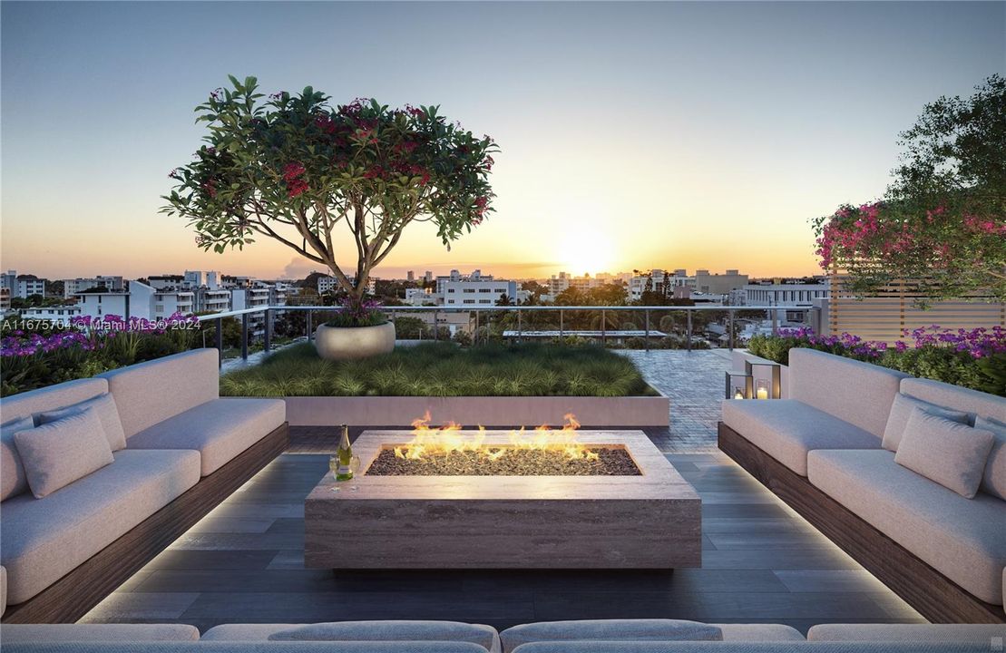 Rooftop Sunset Lounge