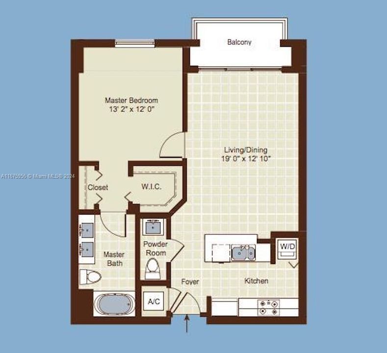 Recently Rented: $2,450 (1 beds, 1 baths, 725 Square Feet)