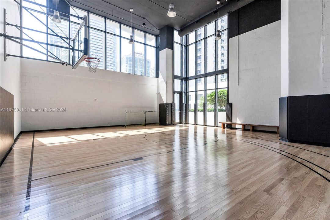 Indoor Basketball court