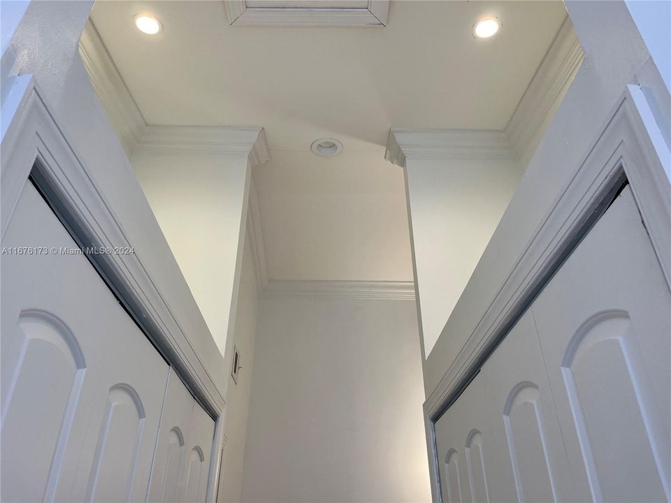 Hallway closets towards Master Bathroom