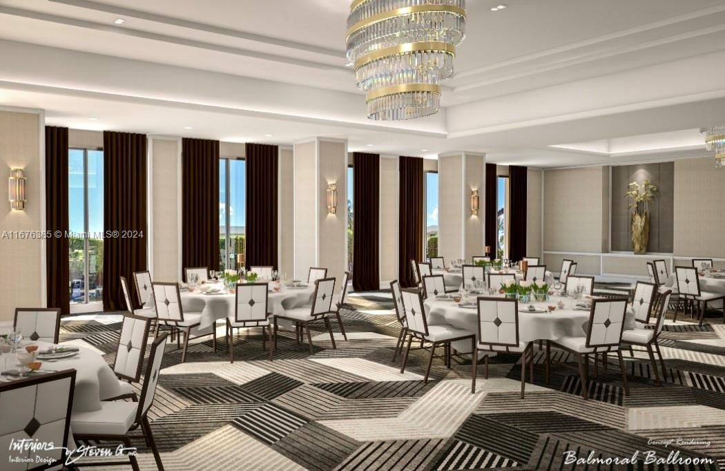 Rendering of Banquet Room