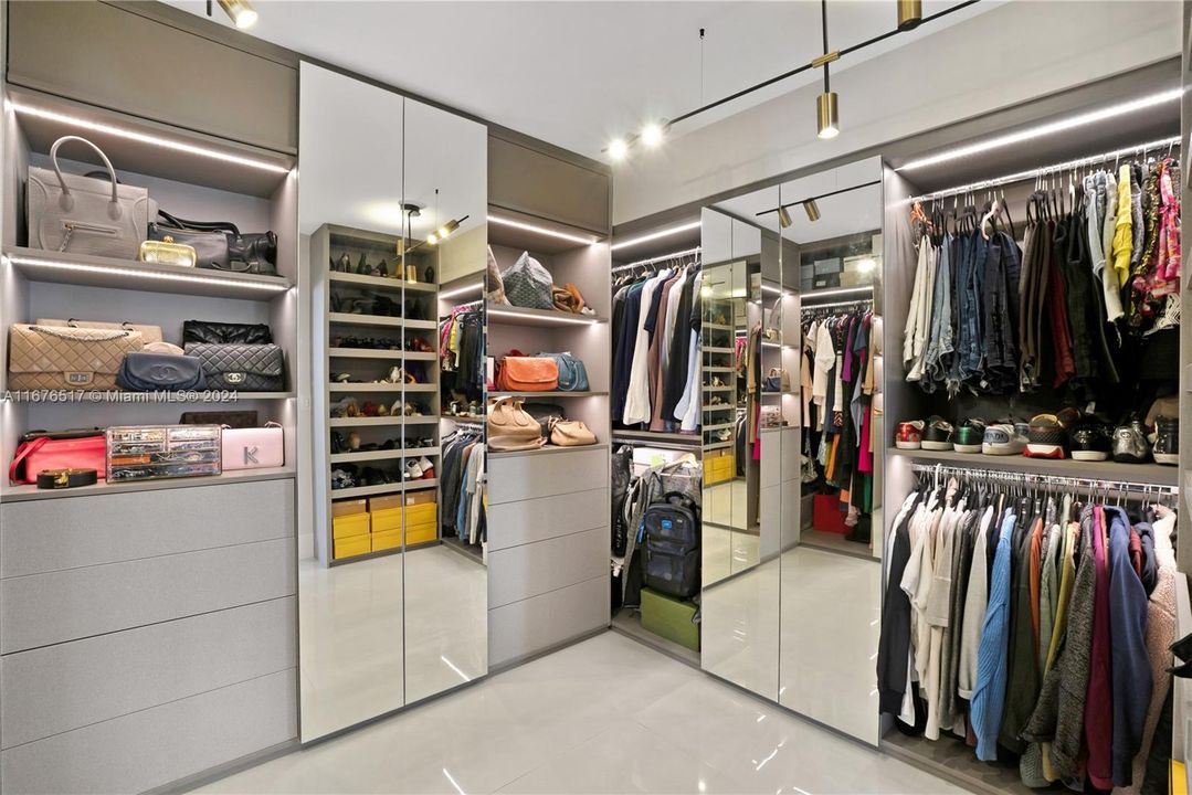 Master bedroom closet