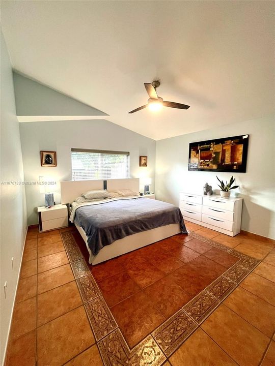 Ground level master bedroom