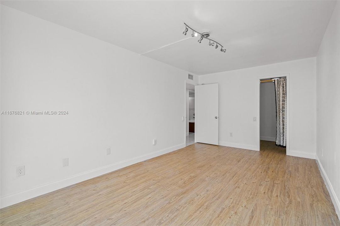 Master-sized 2nd bedroom with walk-in closet.