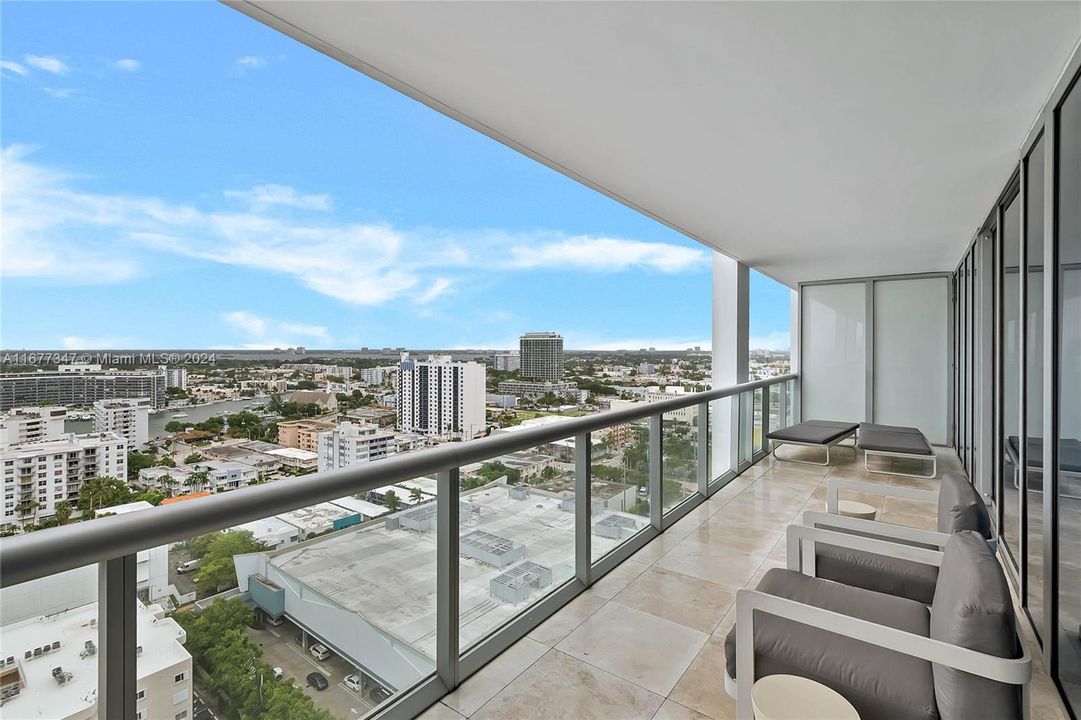 Huge Balcony to enjoy the views.