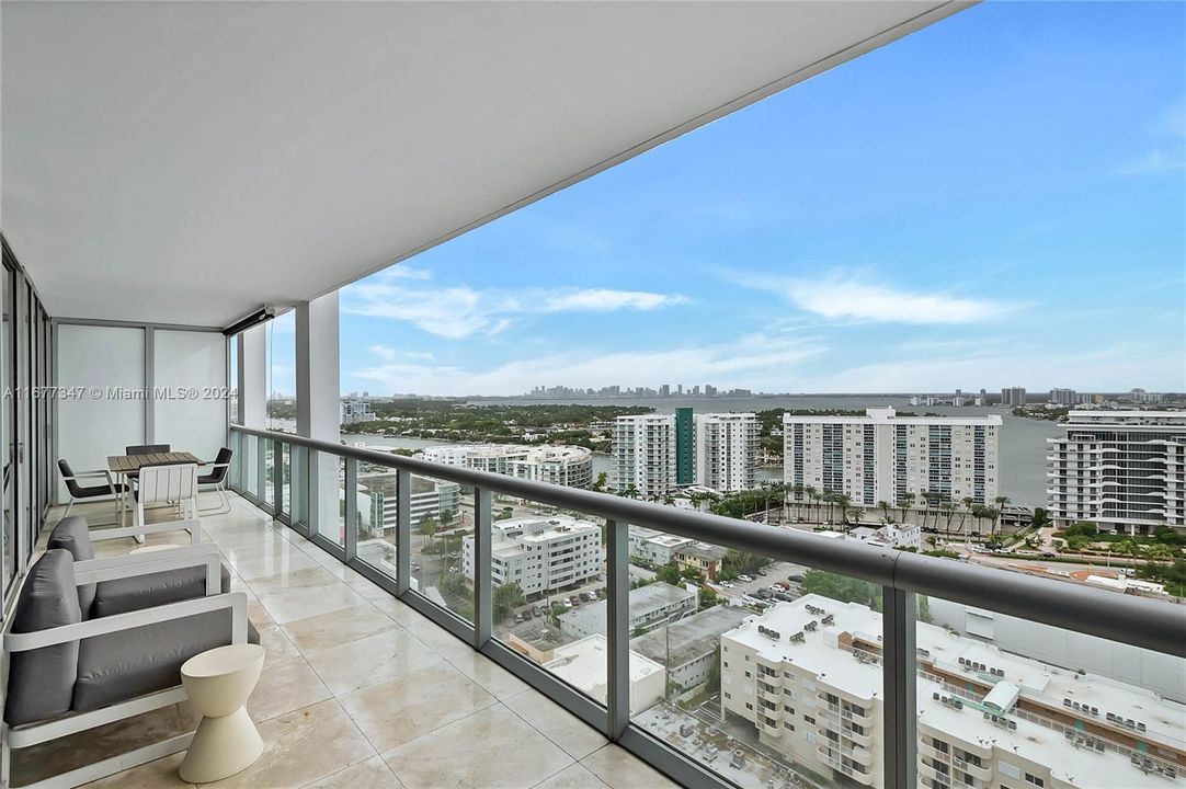 Huge Balcony to enjoy the views.