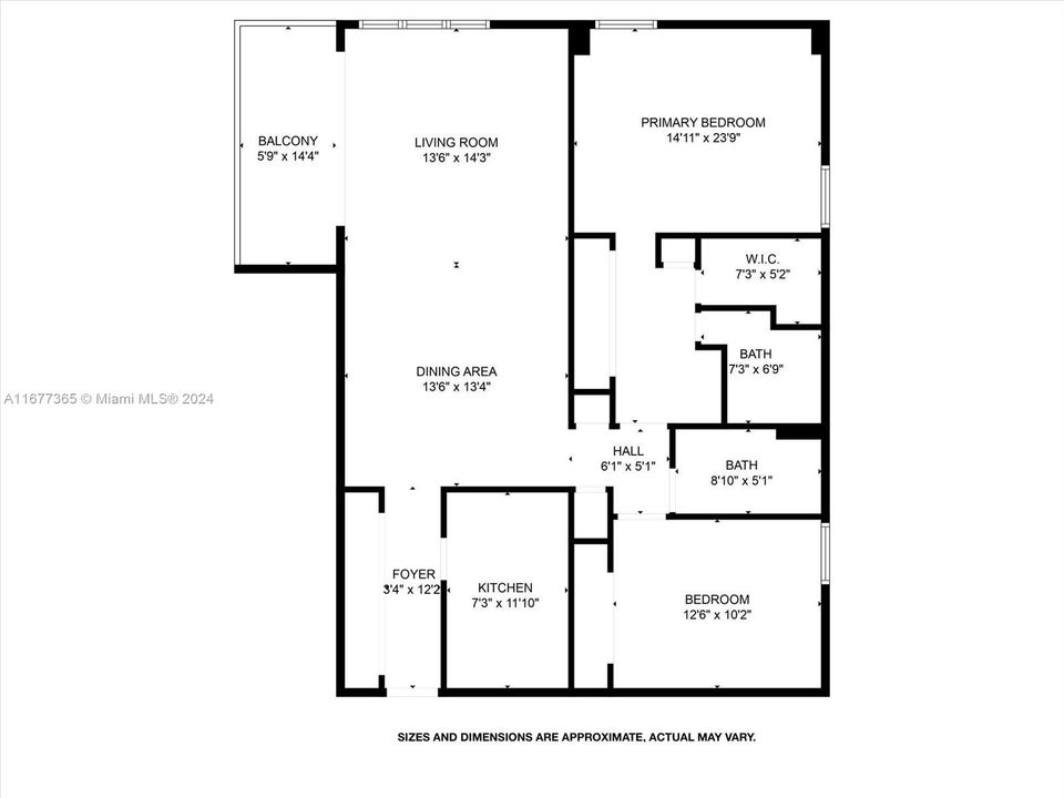 For Sale: $270,000 (2 beds, 2 baths, 1143 Square Feet)