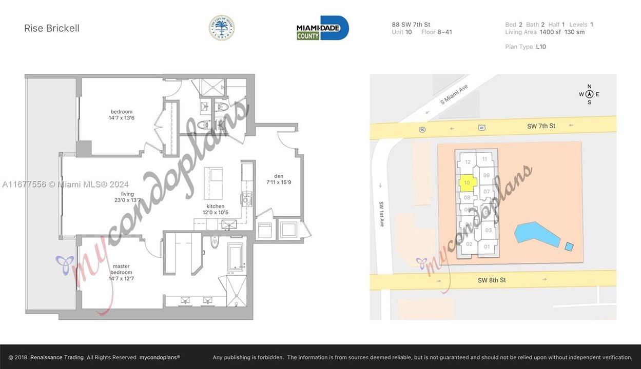 En Venta: $1,079,000 (2 camas, 2 baños, 1370 Pies cuadrados)