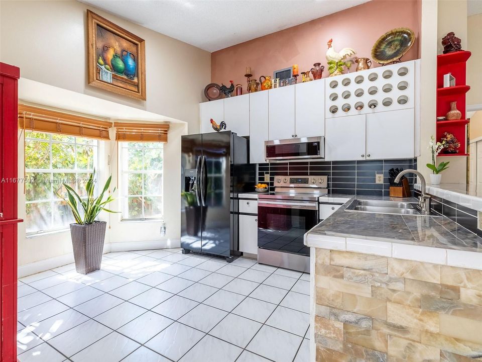 Kitchen with breakfast nook