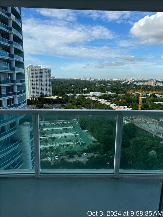 Balcony City view