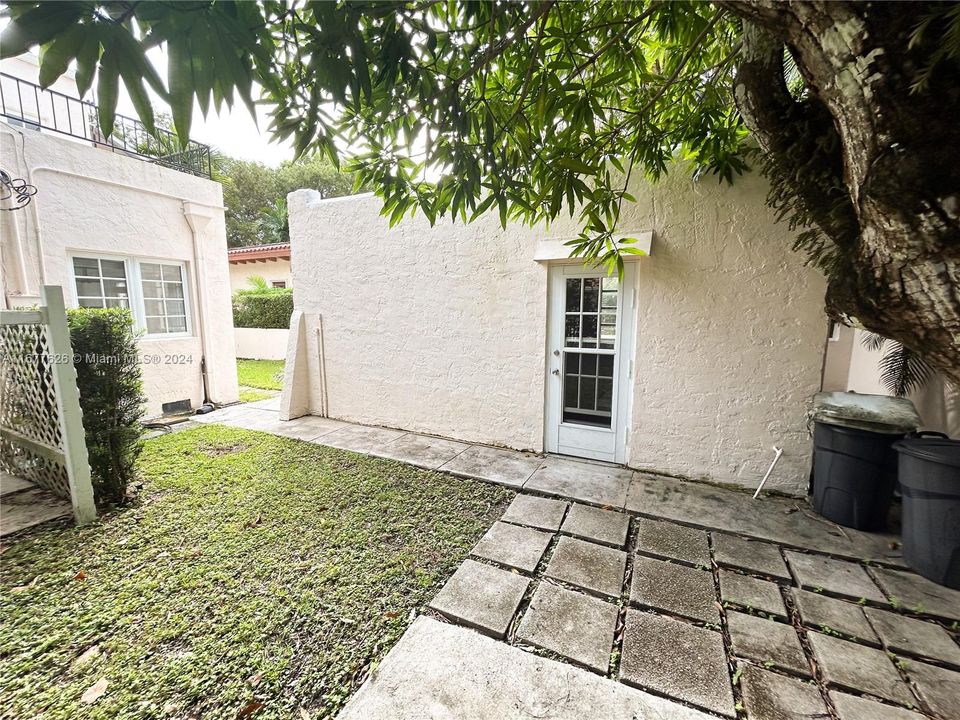 Backyard and Garage/Storage