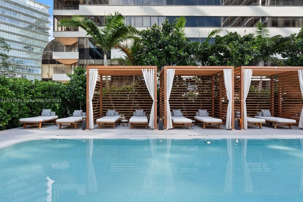 Community Poolside Cabanas