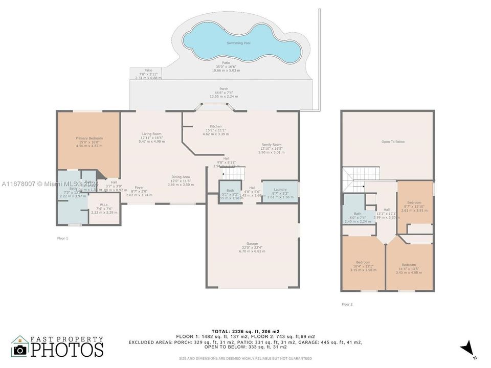 En Venta: $824,999 (4 camas, 2 baños, 2226 Pies cuadrados)