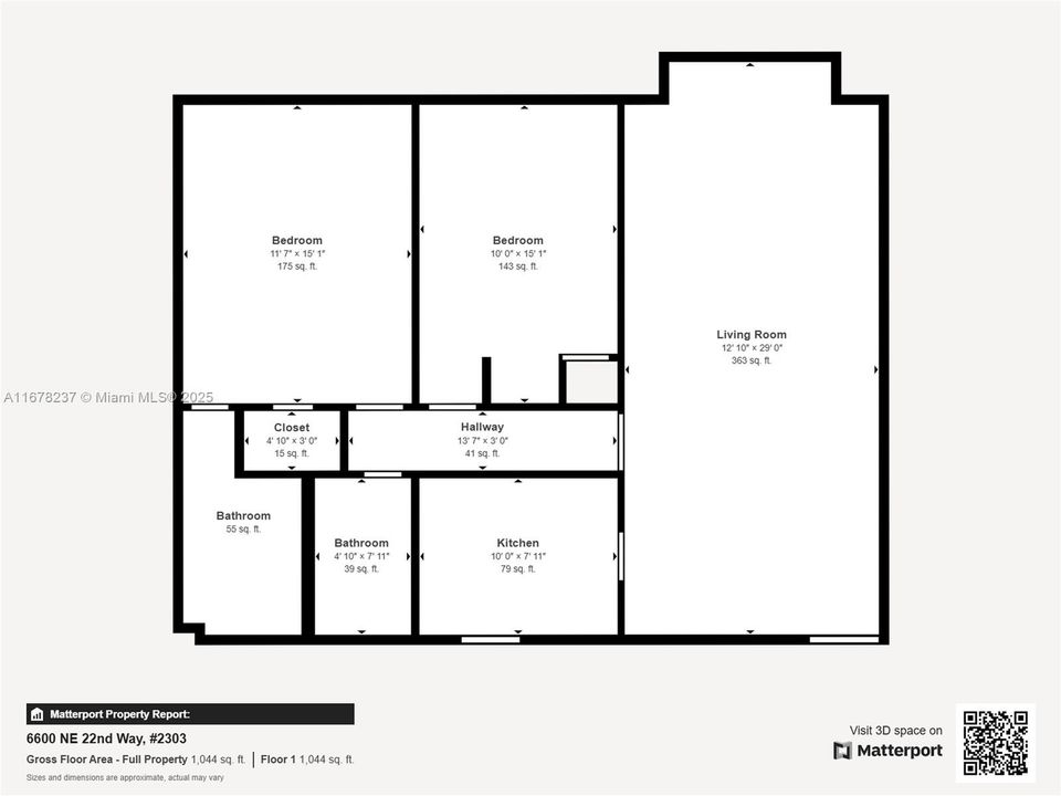 На продажу: $145,000 (2 спален, 2 ванн, 1030 Квадратных фут)