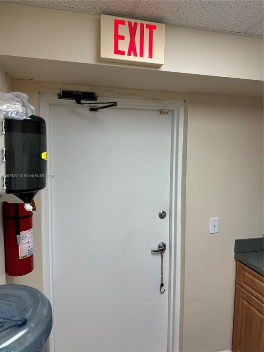 Emergency exit. Office. second Floor