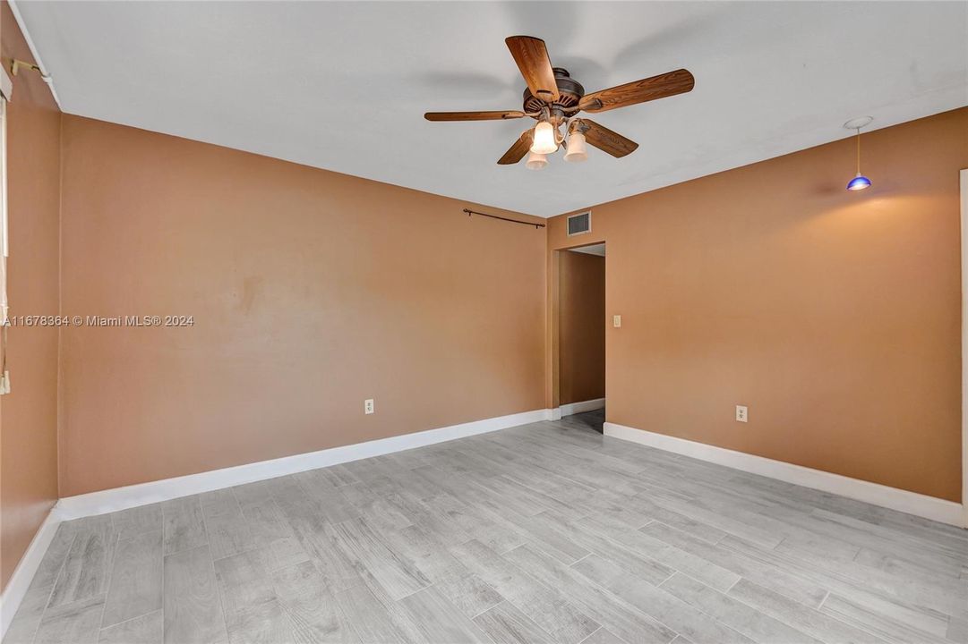 Double wide walk in closet in the master bedroom