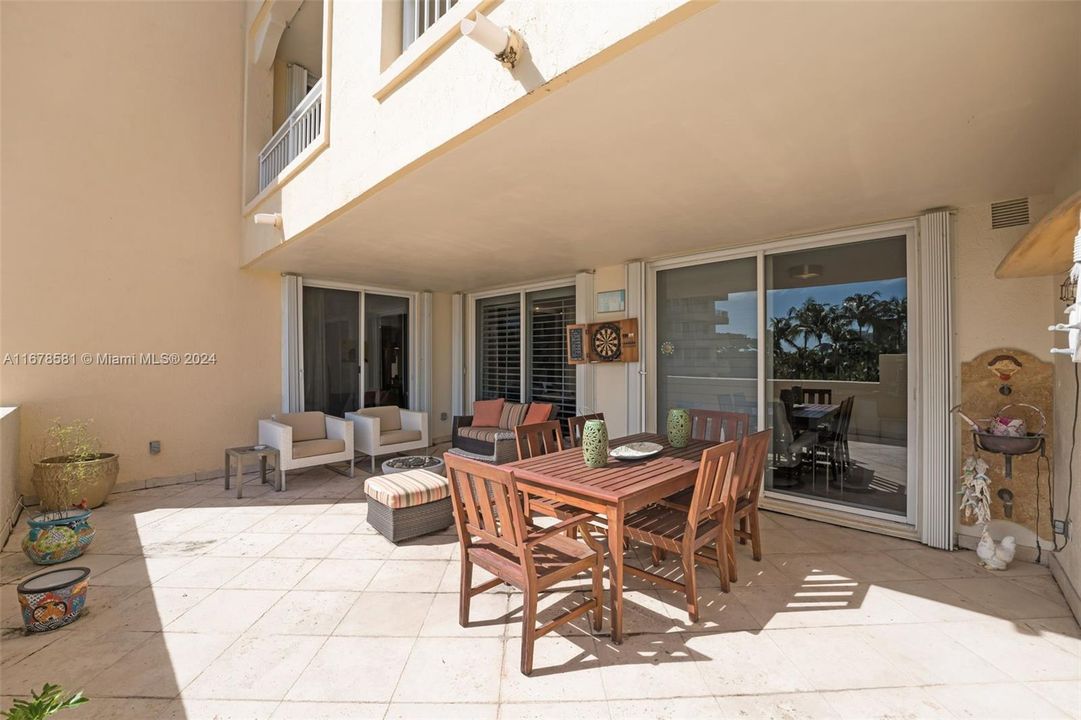 South Side Oversized Terrace With Access From Both Guest Bedrooms & Kitchen