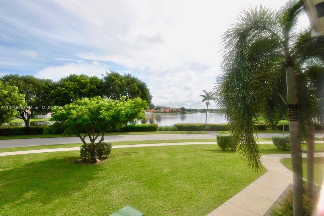 Partial lake view from balcony & rooms