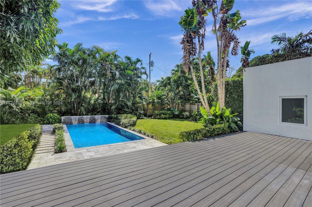 Deck Overlooking Pool