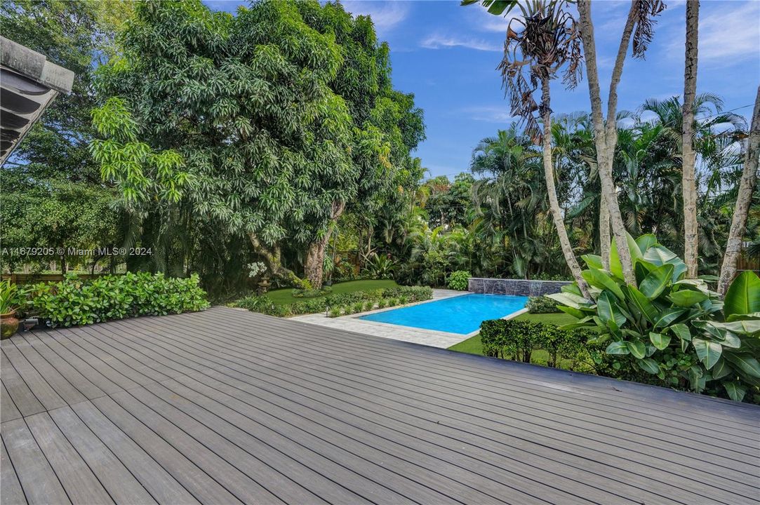 Deck Overlooking Pool