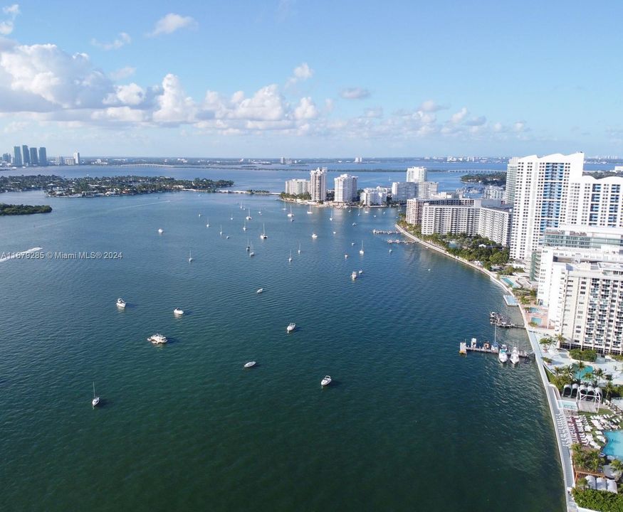 Biscayne Bay is only one mile away.