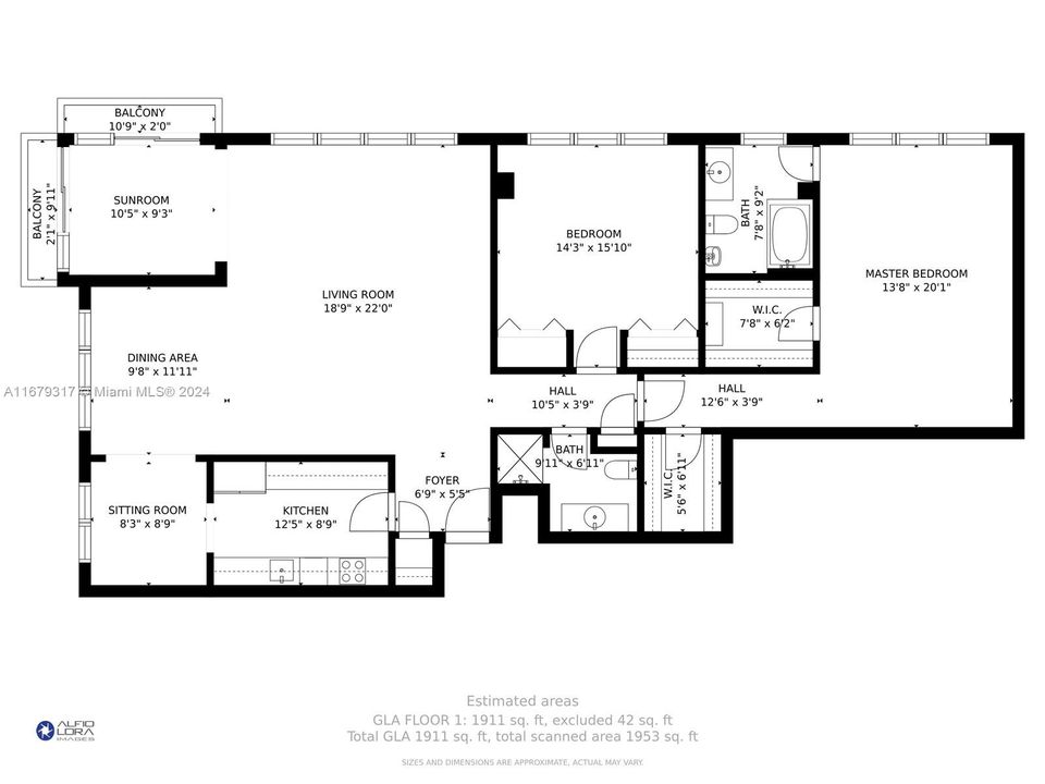 На продажу: $995,000 (2 спален, 2 ванн, 1775 Квадратных фут)