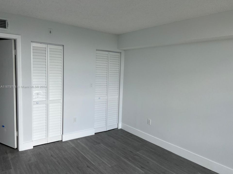 Spacious bedroom -    two closets